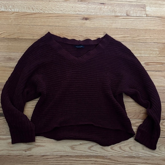American Eagle Outfitters Sweaters - women’s american eagle maroon sweater